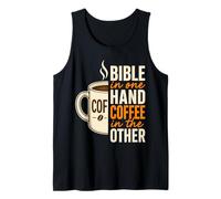 Bible Christian Faith Coffee Prayer Believer Tank Top
