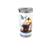 Bible Christian Religious Coquette Catholic Sacred Vintage Stainless Steel Insulated Tumbler