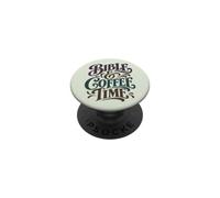 Bible Coffee Time Christian Faith Morning Devotion PopSockets Adhesive PopGrip