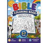 Bible Coloring Book: Creation of the World & Bible Stories for Kids