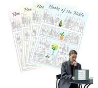 Bible Coloring Bookshelf - Progress Chart Shelf Planner, Faith Study Planner, Coloring Panel Plot Bible Reading, Lay Set