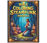 Bible Coloring Steampunk Style Disciples, Coloring Book for Adults and Kids, Biblical Coloring Book, Bible Stories: Bible illustrations, Disciples of ... Book, Apostles, Disciples of the Bible