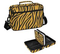Bible Cover Case for Women Yellow Black Zebras Pattern Bible Protector