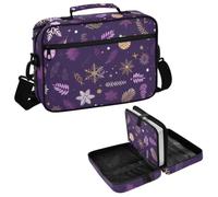 Bible Cover Case Violet Dorado Snowflake Purple Bible Study Supplies