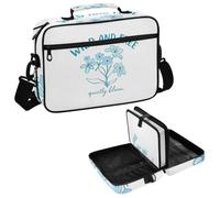 Bible Cover Case Wild Blue Flower Drawing Bible Organizer Cases