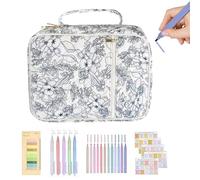 Bible Cover - Cotton, Quilted Large Capacity Book Organizer, Dustproof Carry Case With Handle | Reusable Storage Kit With Zipper, Outdoor Safe Protector For Prayer Devotion Study Faith Church