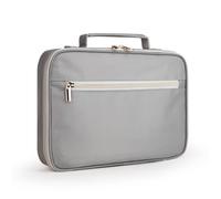 Bible Cover for Women - Bible Case for Men Multi-Functional Stationery Organiser - Large Pencil Case Organisers - Bible Study Supplies for School, Office, Travel - 11 x 8 x 2.5 inches, Cool Grey