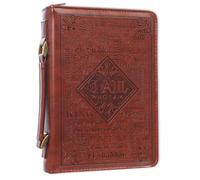 BIBLE COVER LUX-LEATHER NAMES