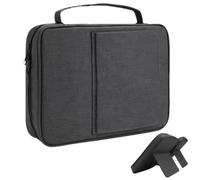 Bible Covers Carrying Book Case Church Bag Bible Protective Cover with Book Stand for Men and Women, Grey..