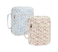 Bible Covers with Handle - Protective Large Capacity for Bible, Book Organizer | Pencil Case with Zipper Pocket and Study Material, for Sacred Scripture Girls