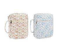 Bible Covers with Handle - Protective Large Capacity for Bible, Book Organizer | Pencil Case with Zipper Pocket and Study Material, for Sacred Scripture Girls