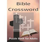 Bible Crossword Puzzle Book for Adults: 48 Challenging Puzzles | Large Print 8.5x11 | Solutions Included