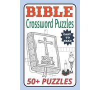 Bible Crossword Puzzles: 50+ Bible Themed Puzzles for Adults, Women & Kids | Easy to Read Inspiring Bible Verse Themed Missing Word Puzzles