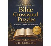 Bible Crossword Puzzles: 80 Themed Puzzles for Seniors - Large Print Crosswords with Complete Solutions