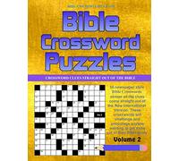 Bible Crossword Puzzles Vol.2: 50 Newspaper style Bible Crossword Puzzles: Volume 2