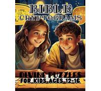 Bible Cryptograms, Divine Puzzles for kids ages 12-16,Bible quotes puzzles for teens: Bible verse decryption games for kids,large print Bible ... for young teens,Christian message for kids
