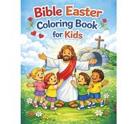 Bible Easter Coloring Book for Kids: Christian Easter Coloring Pages with Jesus, Cross, Empty Tomb & He Is Risen | Bold and Easy Faith Coloring Book ... Ages 3-8 (Lil Wombat Faith Coloring Series)