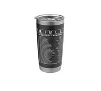 Bible Emergency Hotline Numbers Bible Verse Scripture Gift Stainless Steel Insulated Tumbler