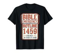 Bible Emergency Hotline Numbers Bible Verse Scripture T-Shirt