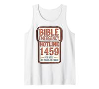 Bible Emergency Hotline Numbers Bible Verse Scripture Tank Top