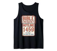 Bible Emergency Hotline Numbers Bible Verse Scripture Tank Top