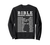 Bible Emergency Numbers - Christian Scripture for Faith Sweatshirt