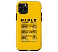 Bible Emergency Numbers Scripture Quotes TShirt Men Women Case for iPhone 11 Pro