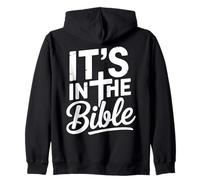 Bible Evangelical Christian Faith Message Zip Hoodie