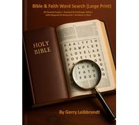 Bible & Faith Word Search (Large Print): 60 Themed Puzzles • Standard & Challenger Edition with Diagonals & Backwards • Solutions in Back