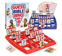 Bible Game "About Me" - PP 22.5x20.5cm | Life Story of 24 Characters with Verse Cards, Educational Game for Families, Faith Learning, Christian Party Games | School