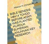 BIBLE GENESIS H8414 TOHOO BEFORE ADAM WAS PLANTED MURDUK SUMERIAN ANUNNAKI KEY RESEARCH
