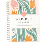 Bible in a Year Study Guide for Women, 52-Week Spiral-Bound Workbook, Daily Reading Plan with Note-Taking Space, 150 Pages