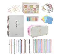 Bible Index - Chapter Marker Set with Writeable Sticky Notes, Highlighters and Stickers, Ideal for Prayer Journal, Bible Study, Church Teaching and Spiritual Learning