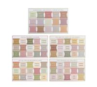 Bible Indexing Tabs, Multi Color Coded PVC Tabs, Laminated Bible Tabs, Bible Stickers, Read to Bi Easy Diary Apply Label and