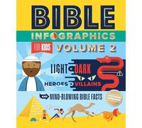 Bible Infographics for Kids Volume 2: Light and Dark, Heroes and Villains, and Mind-Blowing Bible Facts