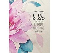 Bible Journal Refletions - 100 Page Bible Journal for Women: Bible Study Coloring Journal, Single Column Creative Journaling for Bible Study
