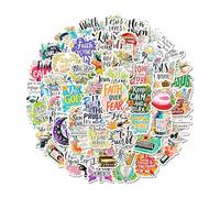 Bible Journaling Stickers - 50-Piece Inspirational Cartoon Decals, Colorful Jesus Designs for Scrapbook and Laptop, Fun Accessories for Scooter, Phone Case, and Personal Projects