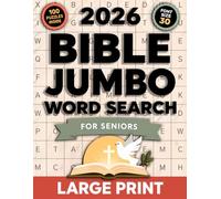 Bible Jumbo Word Search for Seniors: 100 Large Print Christian Puzzles with Calming Scripture to Quiet Anxiety and Restore Peace