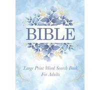 Bible Large Print Word Search Book For Adults: Religious Puzzles For Adults, Beautiful Gift For Seniors
