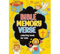 Bible Memory Verse Coloring Book for Kids: 52 Short and Easy Bible Verses for Children to Learn, Color, and Remember - Large Font to Colour | ... Activity Book for Boys and Girls