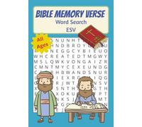 Bible Memory Verse Word Search: Word Searches For All Ages with Easy to Read Print containing Biblical Memory Verses, ESV Translation and More | 6x9 ... Church Events, Homeschool and Vacations