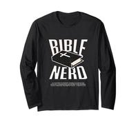 Bible Nerd Christian Theology Student Holy Spirit Jesus God Long Sleeve T-Shirt