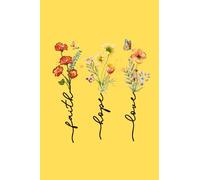 Bible Notebook 12- Lined Pages Find Your Inspiration In This Faith Hope Love Notebook