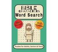 Bible Old Testament Characters Word Search Puzzle Book: Word Search with Easy to Read Print about Bible Old Testimony Characters Words and More | 6x9 ... Gift for Vacations, Holidays and Free Times