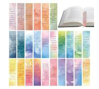 Bible Page Markers - 30X Christian Bookmarks | Inspirational Scripture Bookmarks for Bible, School, Office, or Home, Ideal for Daily Faith & Motivation