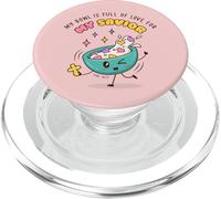 Bible Pun My Bowl Is Full of Love for My Savior Design PopSockets PopGrip for MagSafe
