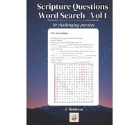 Bible questions Wordsearch: Young children and adults wordsearch A5 book (Scripture Questions Word Search)