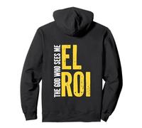 Bible Quote El Roi The God Who Sees Me Gift for Mom Pullover Hoodie