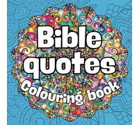 Bible quotes colouring book: For Adults and children. Relaxing time with Bible quotes.