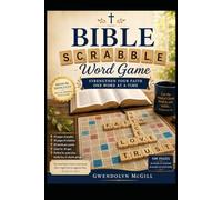 Bible Scrabble Word Game, 1000 words: Strengthen Your Faith One Word at a Time 50 Medium Difficulty 50 solutions